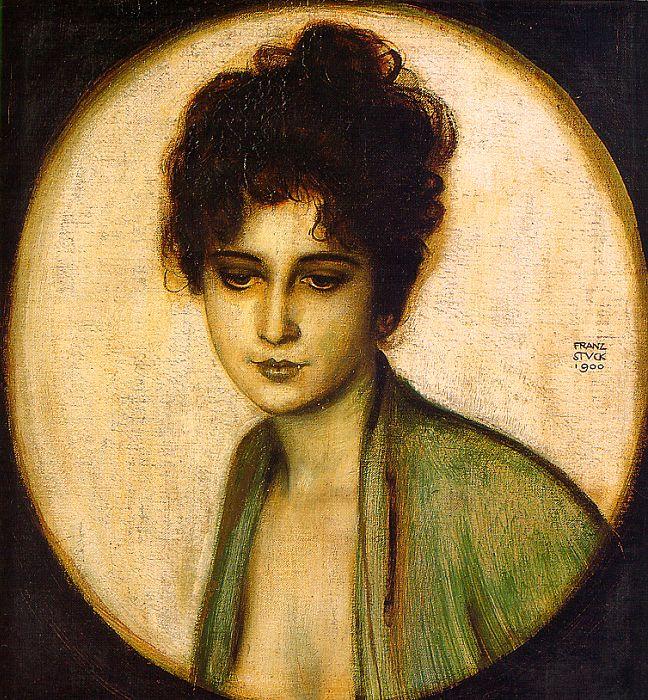 Franz von Stuck Portrait of Frau Feez